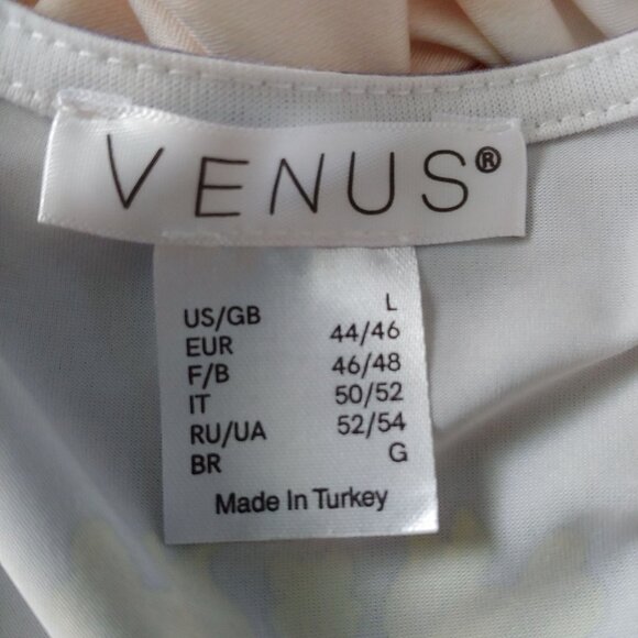 Venus Long Tropical Vacation Tropical Resort Cruise Ethereal Dress L Exotic - Picture 13 of 15